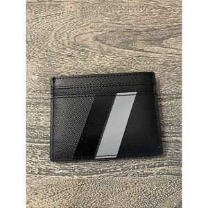 Armani Exchange Card Holder with Monogram and Stripes